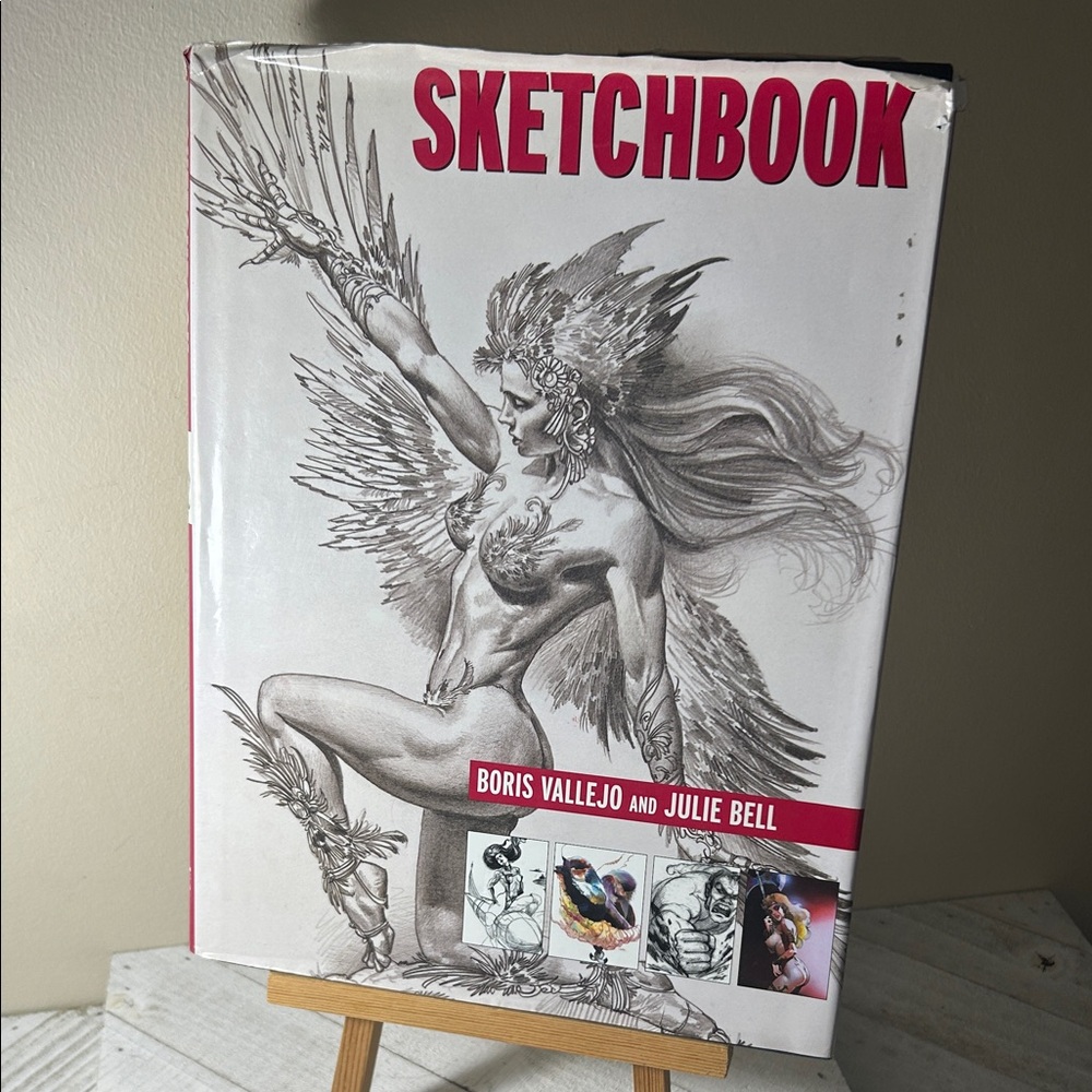 VINTAGE 2001 | Boris Vellejo & Julie Bell Fantasy Art Sketchbook